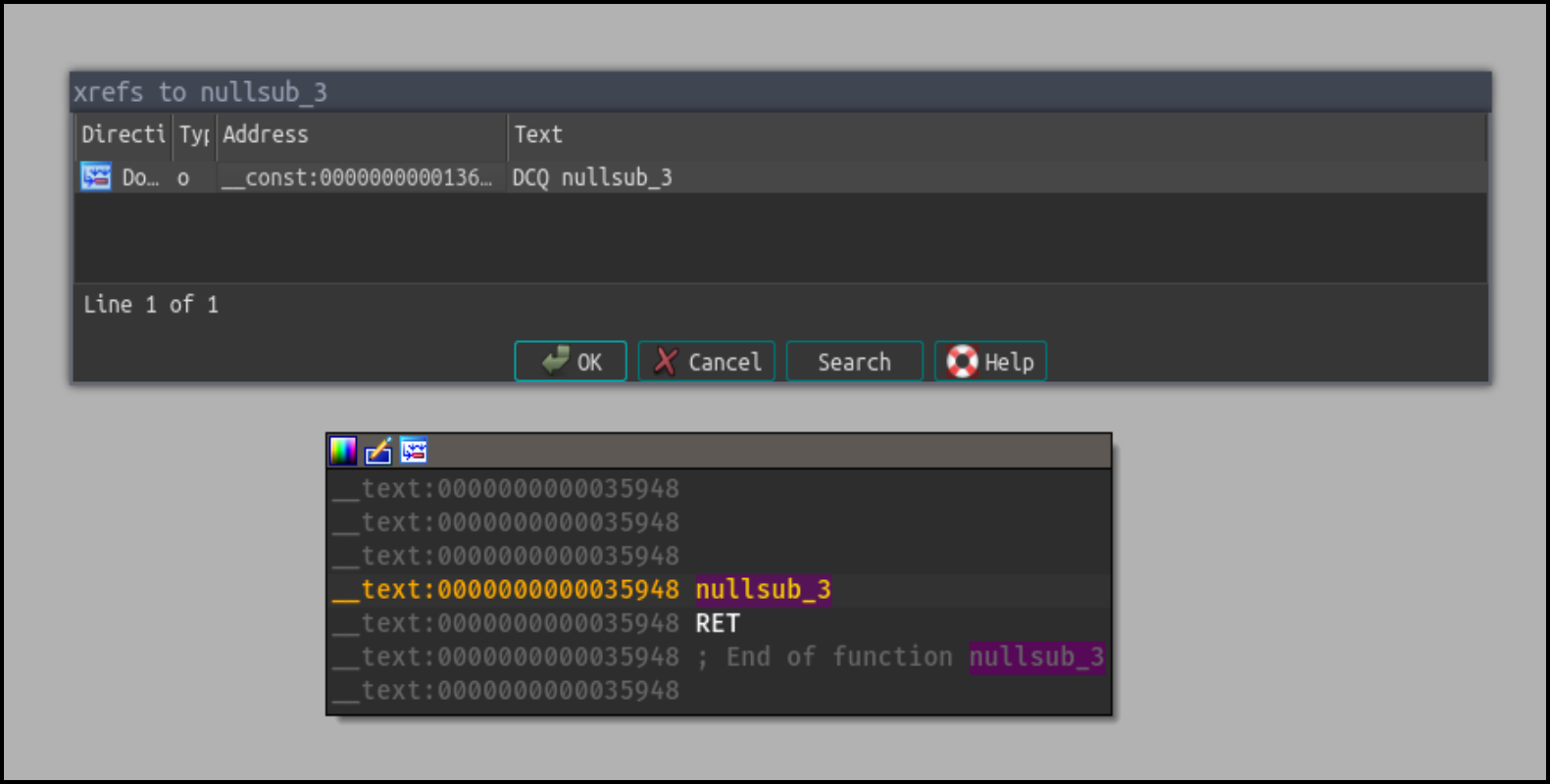 Small C++ vtable function